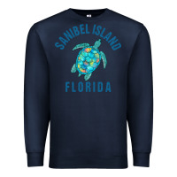 Navy sanibel island beach design  sea turtle illustration gift pullover hoo Premium Sweatshirt - trangStudio