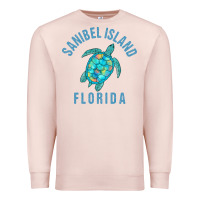 Pale Pink sanibel island beach design  sea turtle illustration gift pullover hoo Premium Sweatshirt - trangStudio