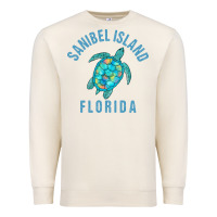 Sandshell sanibel island beach design  sea turtle illustration gift pullover hoo Premium Sweatshirt - trangStudio