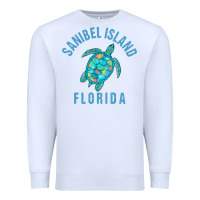 White sanibel island beach design  sea turtle illustration gift pullover hoo Premium Sweatshirt - trangStudio