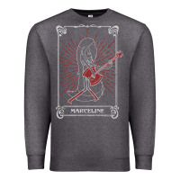 Charcoal Heather adventure time halloween marceline tarot card Premium Sweatshirt - trangStudio