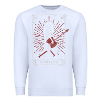 White adventure time halloween marceline tarot card Premium Sweatshirt - trangStudio