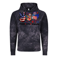 Cloud Black Peace love fireworks 4th of july Vintage Hoodie - CowGirlArtShop