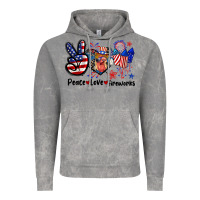 Cloud Rock Peace love fireworks 4th of july Vintage Hoodie - CowGirlArtShop