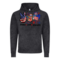 Vintage Black Peace love fireworks 4th of july Vintage Hoodie - CowGirlArtShop