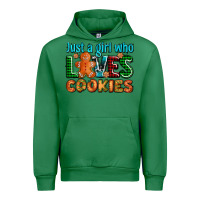 Emerald just a girl who loves cookies Urban Hoodie - AdoDesignShop