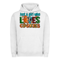 Pigment Lunar Rock just a girl who loves cookies Urban Hoodie - AdoDesignShop