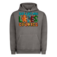 Pigment Tornado just a girl who loves cookies Urban Hoodie - AdoDesignShop