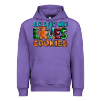 Tulip just a girl who loves cookies Urban Hoodie - AdoDesignShop