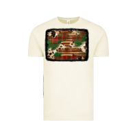 Christmas Buffalo Plaid Cowhide Background Vintage Tee | Teevron