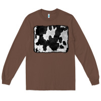 Chestnut Cowhide Long Sleeve Tee - CowCowDesign