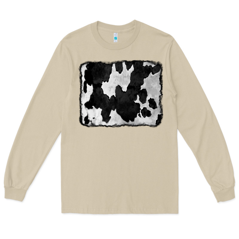 Cowhide Long Sleeve Tee by CowCowDesign | Teevron
