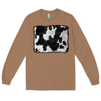 Toasted Coconut Cowhide Long Sleeve Tee - CowCowDesign