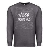 Charcoal Heather 17 year old gift boys girls funny 17th birthday gifts math Premium Sweatshirt - trangStudio