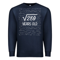 Navy 17 year old gift boys girls funny 17th birthday gifts math Premium Sweatshirt - trangStudio