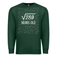 Sports Green 17 year old gift boys girls funny 17th birthday gifts math Premium Sweatshirt - trangStudio