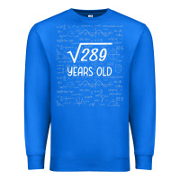 True Royal 17 year old gift boys girls funny 17th birthday gifts math Premium Sweatshirt - trangStudio