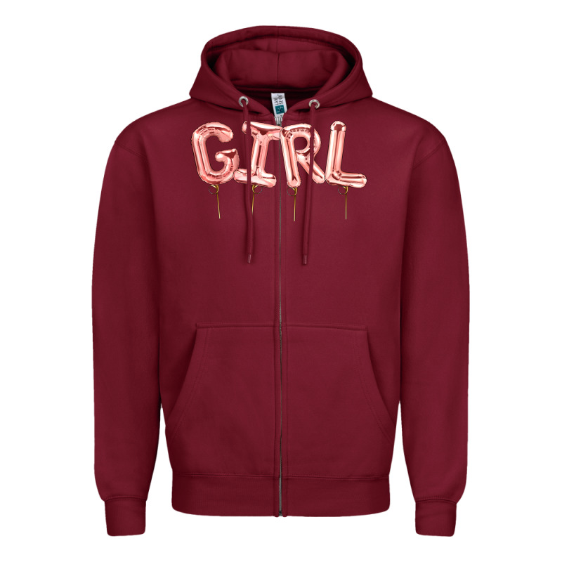 Girl Balloon Zipper Hoodie by Artiststas | Teevron