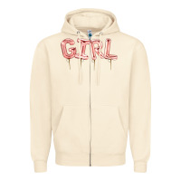 Sandshell Girl balloon Zipper Hoodie - Artiststas