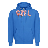 True Royal Girl balloon Zipper Hoodie - Artiststas