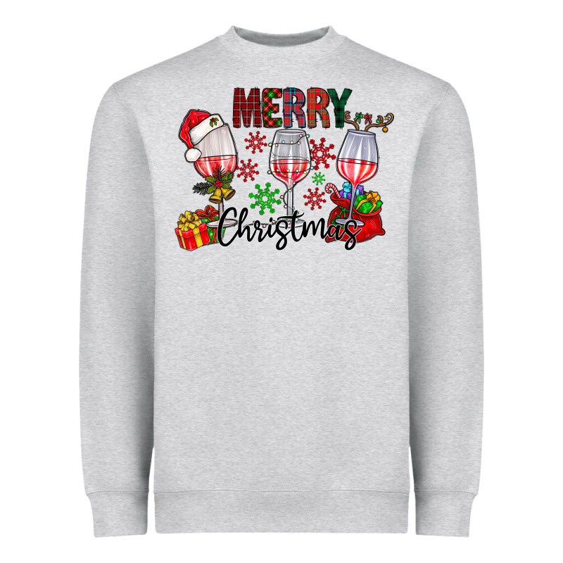 Merry Christmas Heavyweight Sweatshirt by CowhideDigitalArt | Teevron