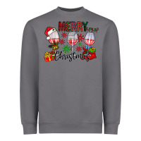 Storm Merry Christmas Heavyweight Sweatshirt - CowhideDigitalArt