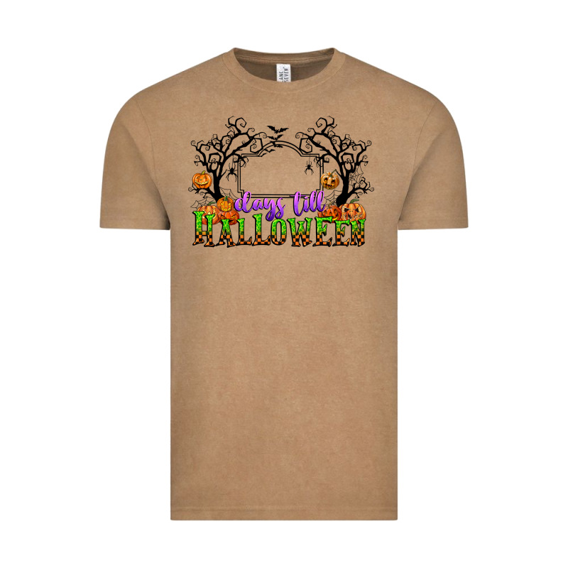 Days Till Halloween Vintage Tee by CowGirlArtShop | Teevron