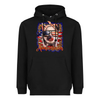 Black amerıcan pig Heavyweight Hoodie - BarkalooDesign