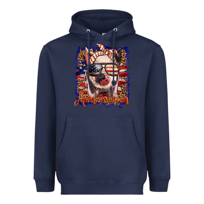 Amerıcan Pig Heavyweight Hoodie by BarkalooDesign | Teevron