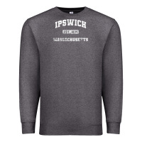 Charcoal Heather ipswich massachusetts ma vintage state athletic style Premium Sweatshirt - trangStudio
