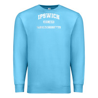 Ocean Blue ipswich massachusetts ma vintage state athletic style Premium Sweatshirt - trangStudio