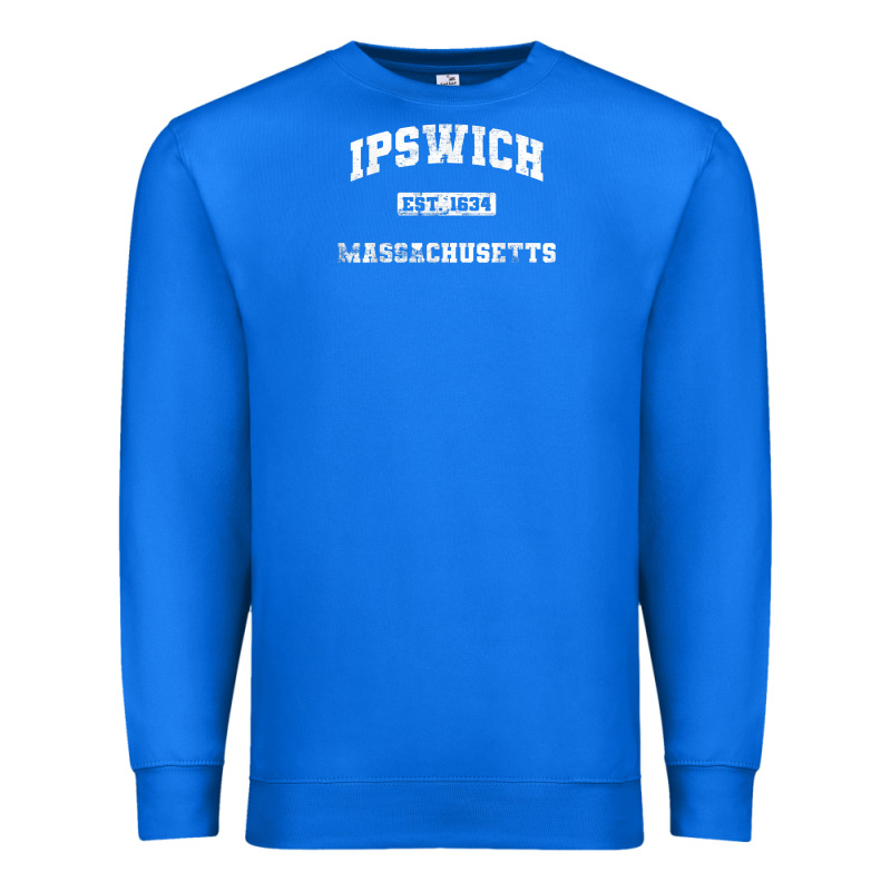 Ipswich Massachusetts Ma Vintage State Athletic Style Premium Sweatshirt by trangStudio | Teevron