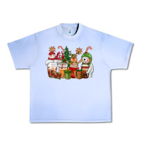 Grape Ice christmas polar bear reindeer and snowman coffee c Urban Heavy Tee - CowGirlArtShop