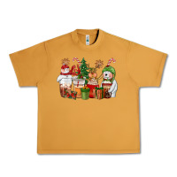 Peanut Butter christmas polar bear reindeer and snowman coffee c Urban Heavy Tee - CowGirlArtShop