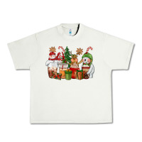 Pistachio christmas polar bear reindeer and snowman coffee c Urban Heavy Tee - CowGirlArtShop