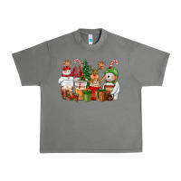 Tornado christmas polar bear reindeer and snowman coffee c Urban Heavy Tee - CowGirlArtShop