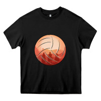 Black Cowboy Sunset Volleyball Heavy Core Tee - Bettercallsaul