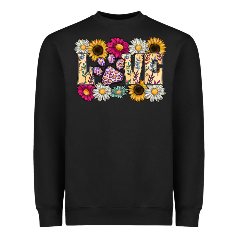 Love Dog Heavyweight Sweatshirt by CowhideDigitalArt | Teevron