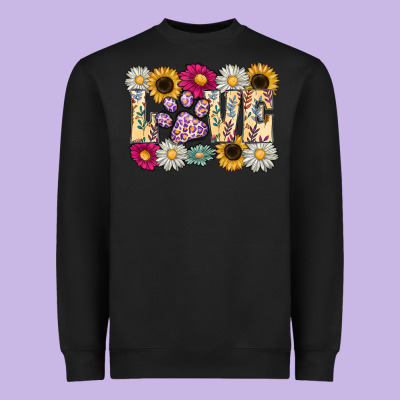 Love Dog Heavyweight Sweatshirt Designed By Cowhidedigitalart