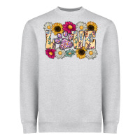 Heather Grey love dog Heavyweight Sweatshirt - CowhideDigitalArt