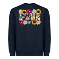 Navy love dog Heavyweight Sweatshirt - CowhideDigitalArt