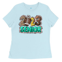 Baby Blue 2023 senior Football Ladies Tee - NancyCooperArtShop