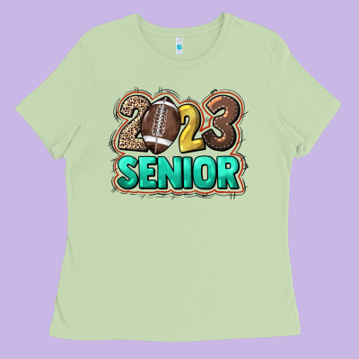 2023 Senior Football Ladies Tee Designed By Nancycooperartshop