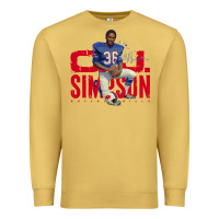 Antique Gold O.J. Simpson Premium Sweatshirt - trangStudio