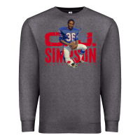 Charcoal Heather O.J. Simpson Premium Sweatshirt - trangStudio