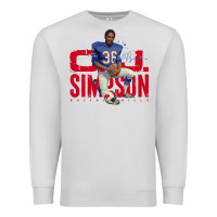 Dove Grey O.J. Simpson Premium Sweatshirt - trangStudio