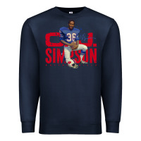 Navy O.J. Simpson Premium Sweatshirt - trangStudio