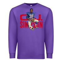 Purple O.J. Simpson Premium Sweatshirt - trangStudio