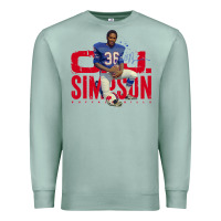Seafoam O.J. Simpson Premium Sweatshirt - trangStudio