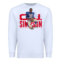 White O.J. Simpson Premium Sweatshirt - trangStudio